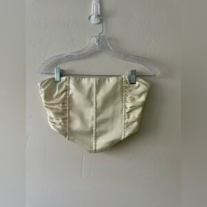 Peppermayo Ivory Bandeau crop